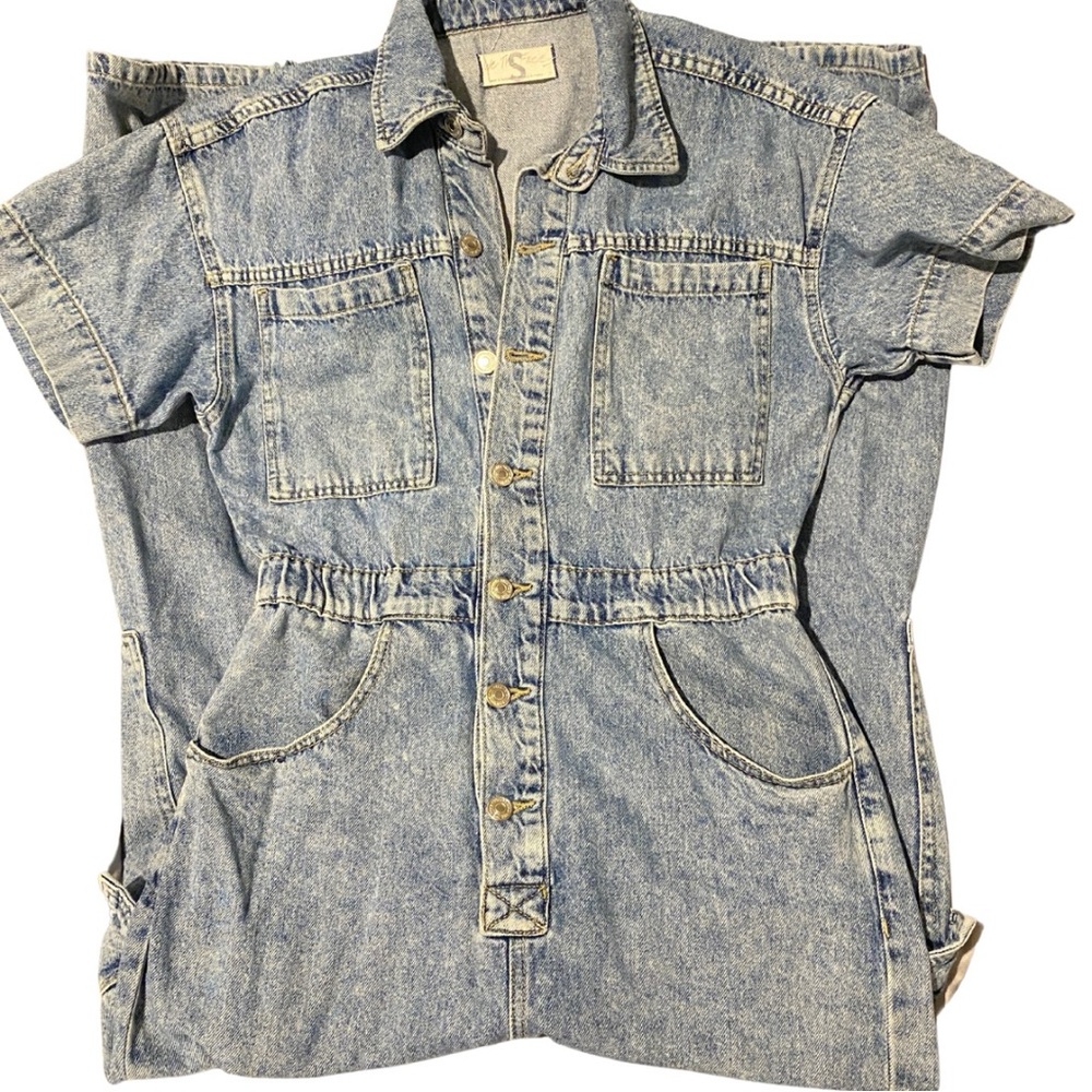 Free People Denim Jumper